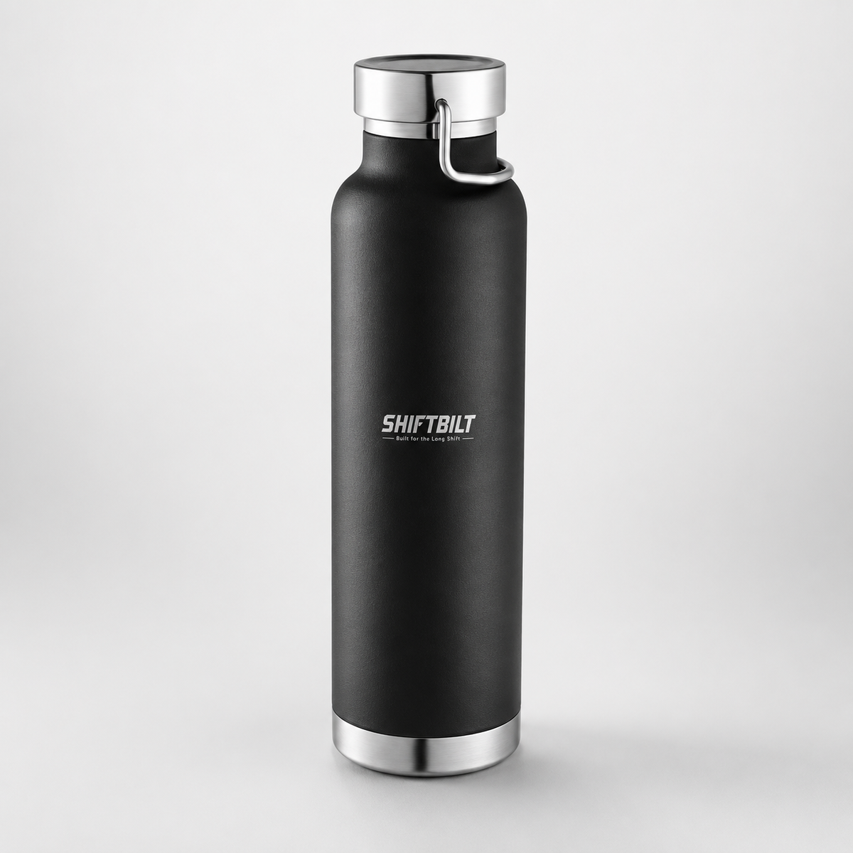 Shiftbilt Black Steel Water Bottle