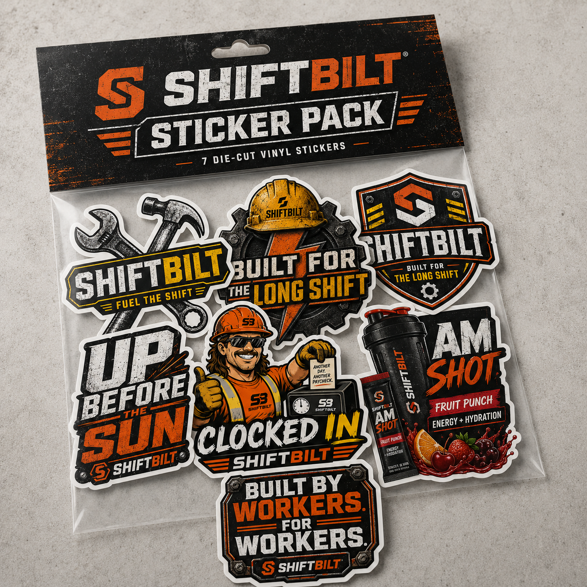 Shiftbilt Long Shift Sticker Pack