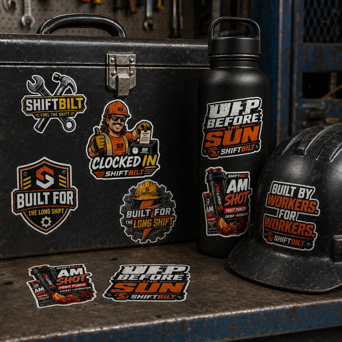 Shiftbilt Long Shift Sticker Pack