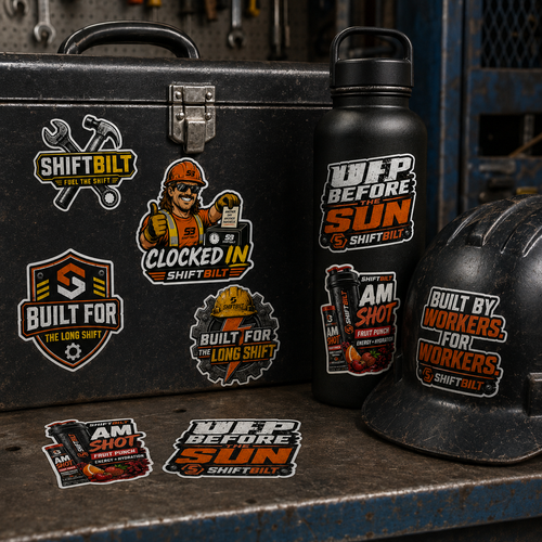 Shiftbilt Long Shift Sticker Pack