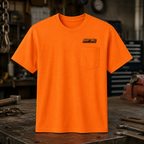 Shiftbilt Safety Orange Pocket Tee